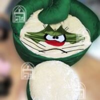 Bộ Ghế Lười Hạt Xốp Jack (95x45cm) Vải Nhung Lạnh Hàn Quốc