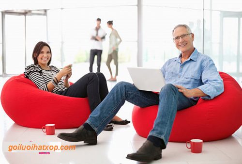 Ghế Lười Giọt Nước Size M (80 X110cm) Vải Kate 1