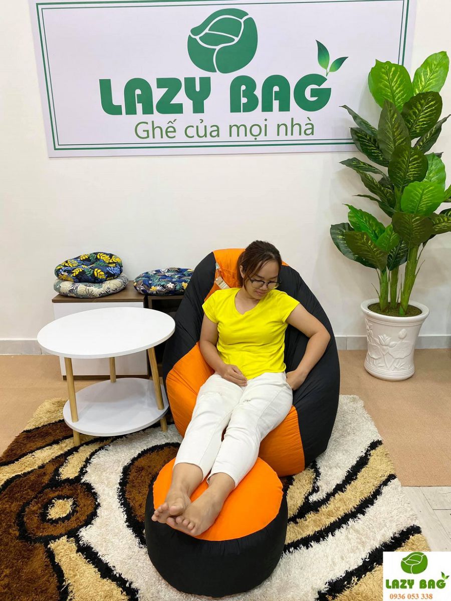 Ghế Lười Giọt Nước Size XL (90 X140cm) Vải Kate