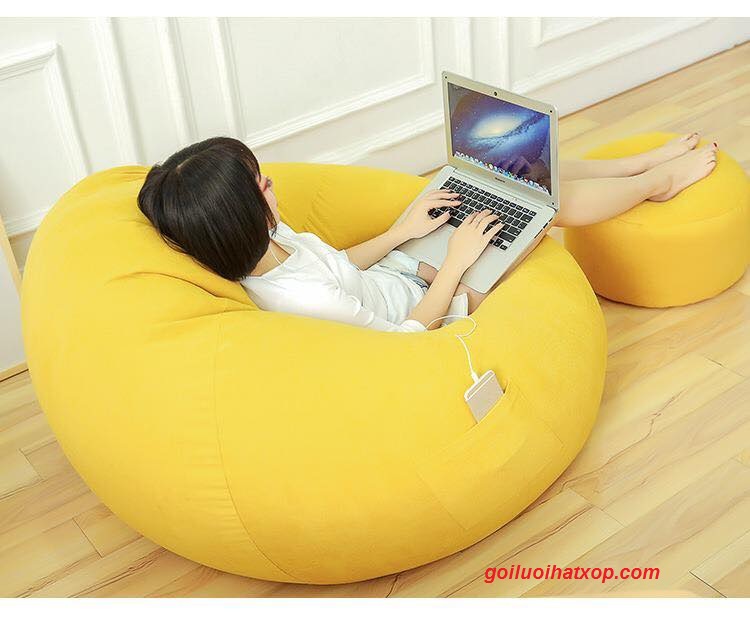 Ghế Lười Giọt Nước XXL ( 1m X 1,5m) Vải Kate 1