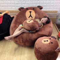 Ghế Lười Hình Thú Bông Size XL 90x140cm