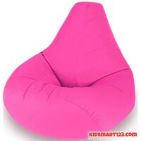 Ghế Lười Quả Lê Có Tựa Lưng Size Đại (90 X120cm) Vải Kate