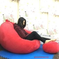 Gối Lười Giọt Nước (90 X140) Vải Nhung Lạnh Hàn Quốc 1