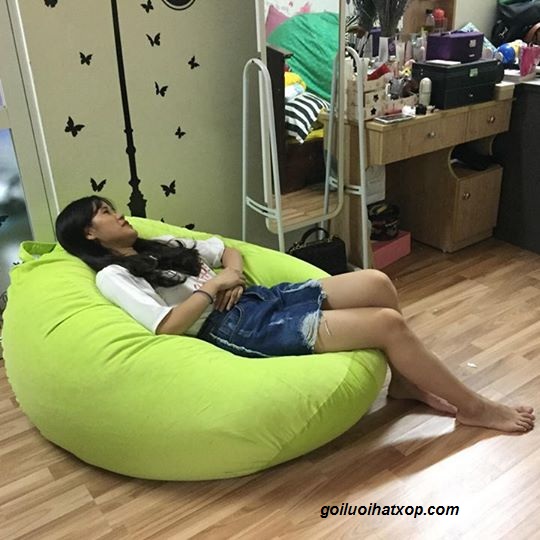 Gối Lười Giọt Nước (90 X140) Vải Nhung Lạnh Hàn Quốc