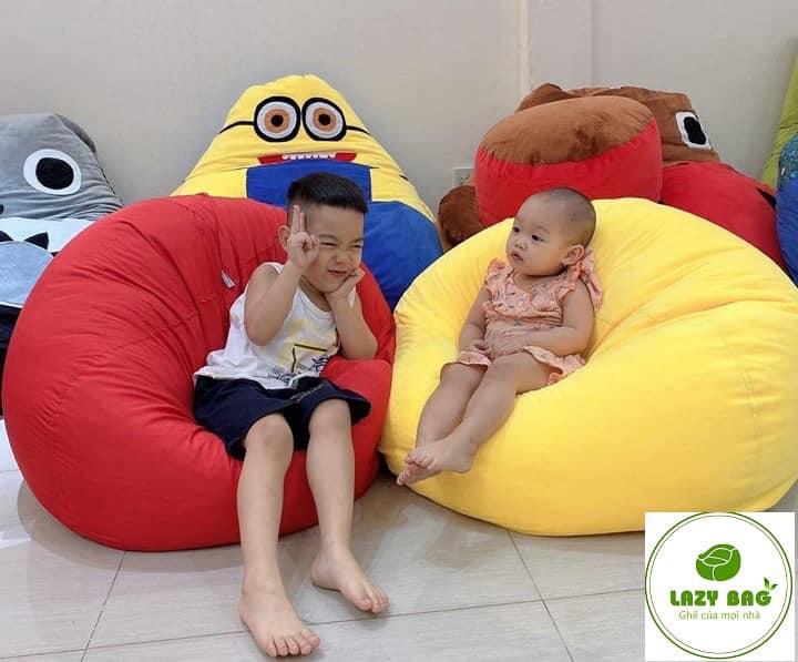 Gối Lười Giọt Nước Size S (60cm X 80cm) Vải Kate