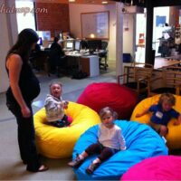 Gối Lười Hạt Xốp Trụ Tròn Size Tiểu(75cm X45cm) Chất Liệu Kate