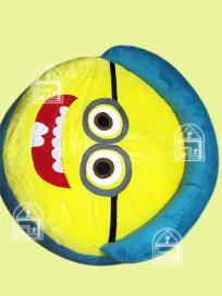 Gối Lười Trụ Tròn Minion (130 X 45cm) Vải Nhung Lạnh Hàn Quốc 1