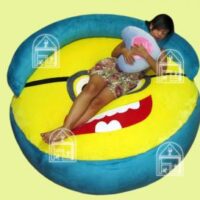 Gối Lười Trụ Tròn Minion (130 X 45cm) Vải Nhung Lạnh Hàn Quốc
