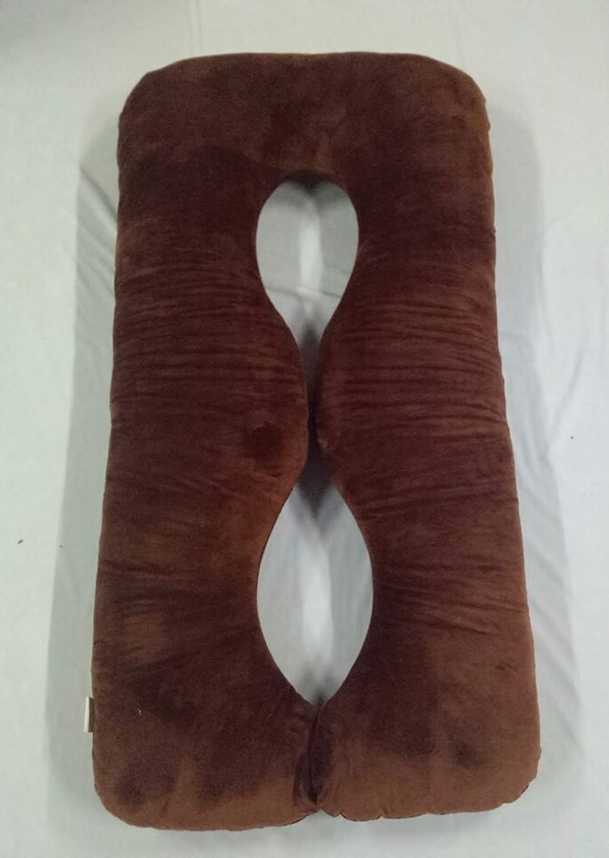 Gối ôm Bà Bầu GOB02 Vải Nhung Lạnh Hàn Quốc