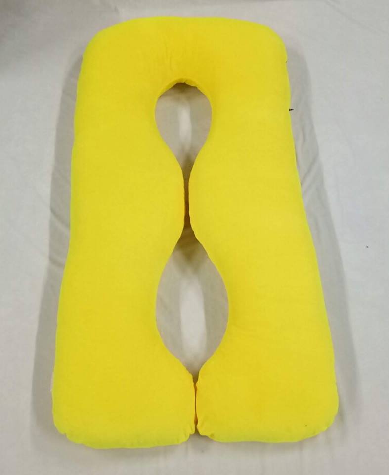 Gối ôm Bà Bầu GOB03 Vải Nhung Lạnh Hàn Quốc