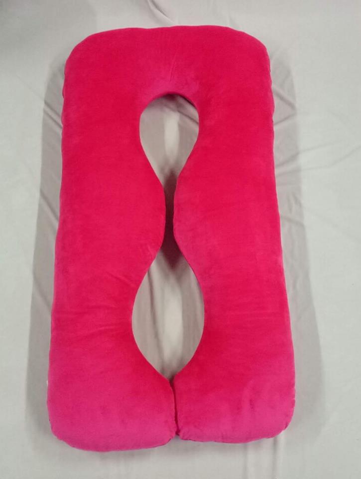 Gối ôm Bà Bầu GOB06 Vải Nhung Lạnh Hàn Quốc