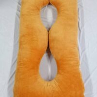 Gối ôm Bà Bầu GOB08  Vải Nhung Lạnh Hàn Quốc