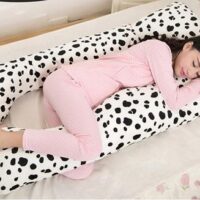 Gối ôm Bà Bầu Chữ U BB69   Vải Nhung Lạnh Hàn Quốc